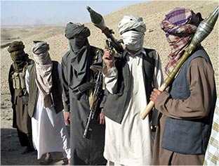 Taliban forces in Afghanistan